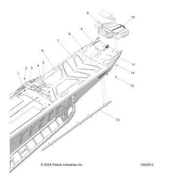 CHASSIS, REAR, MISC. COVERS AND SNOWFLAP - S26TGG8MS (C602912)
