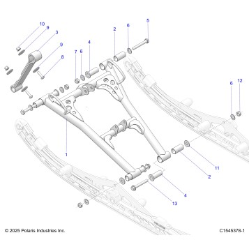 SUSPENSION, TORQUE ARM, FRONT - S26TLC8MS (C1545378-1)