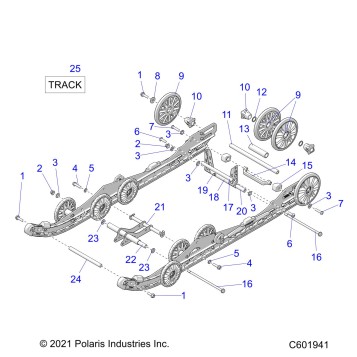 SUSPENSION, REAR - S24TKL9BS (C601941)