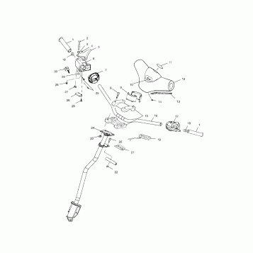 STEERING - HANDLEBAR - S02ST4BS (4967516751B005)