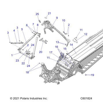 CHASSIS, CHASSIS ASM. and OVER STRUCTURE - S22EGB8RS/EGA8RS ALL OPTIONS (601006C)
