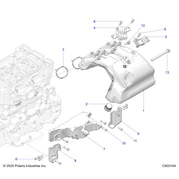ENGINE, INTAKE MANIFOLD - S26TLF9FSL (C603164)