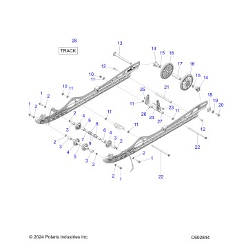 SUSPENSION, REAR - S26TLG8RS (C602844)