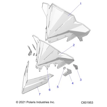BODY, WINDSHIELD - S24TFK6RS (C601953)