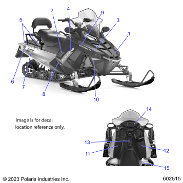 BODY, DECALS - S24CED5TSL/TSU (602515)