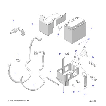ELECTRICAL, BATTERY/BOX and CABLES - S26TFN6RSP/RSL (C602986)