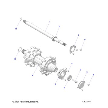 DRIVE TRAIN, JACKSHAFT and DRIVESHAFT - S26TLF9FSL (C602080)