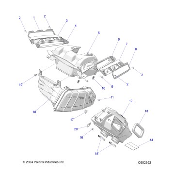ENGINE, AIR INTAKE SYSTEM - S25TDL6LSA (C602952)