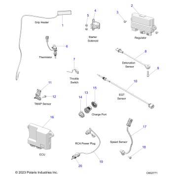 ELECTRICAL, COMPONENTS - S25TLP6RS (602541)