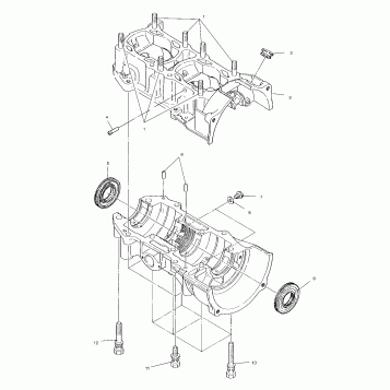 CRANKCASE - S02ST4BS (4967516751C006)