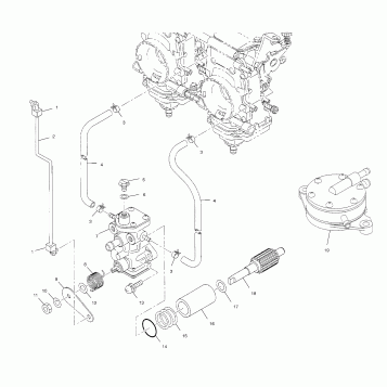 OIL PUMP / FUEL PUMP - S02ST4BS (4967516751C010)