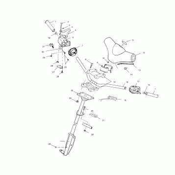 STEERING - HANDLEBAR - S02ST5BS (4968226822B003)