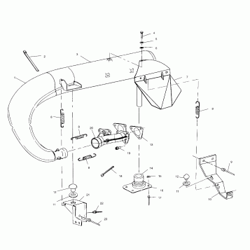 EXHAUST SYSTEM - S02ST5BS (4968226822C001)