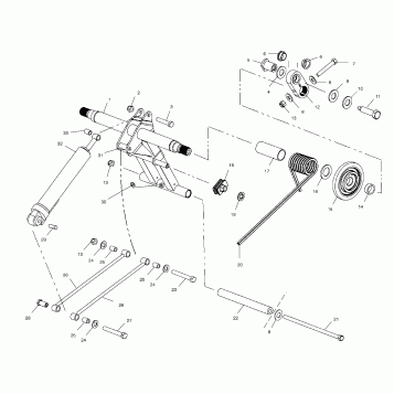 REAR TORQUE ARM - S02NB5BS (4968256825B009)