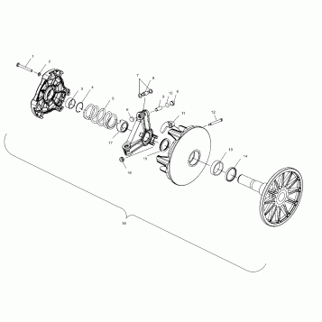 DRIVE CLUTCH - S02NB5BS (4968256825B010)