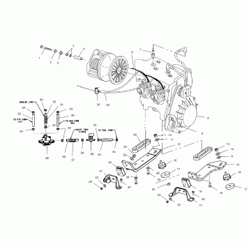 ENGINE MOUNTING - S02NB5BS (4968256825B012)
