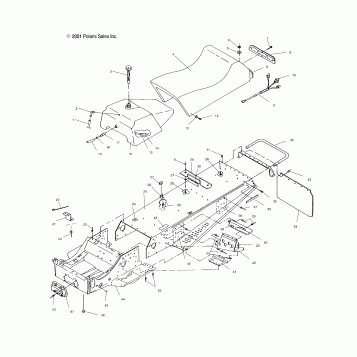 TUNNEL and SEAT - S02LD3AS (4968406840A03)