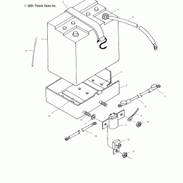 BATTERY BOX - S02LD3AS (4968406840A10)