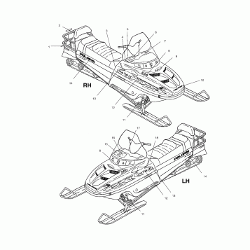 DECALS - S02SU4BS/BE (4968476847A10)