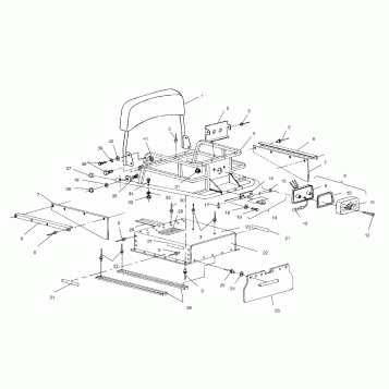 RACK and TUNNEL EXTENSION - S02SU4BS/BE (4968476847A12)