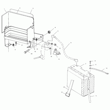 BATTERY BOX - S02SU4BS/BE (4968476847B14)