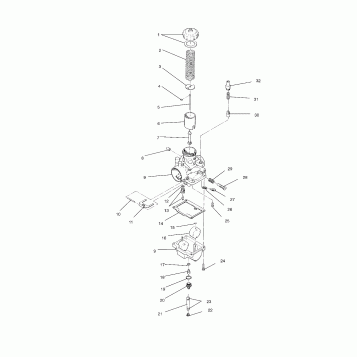 CARBURETOR - S02SU4BS/BE (4968476847C10)