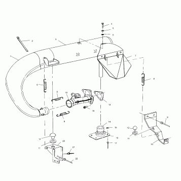 EXHAUST SYSTEM - S02SU5BS/S02SD5BE  (4968706870B011)
