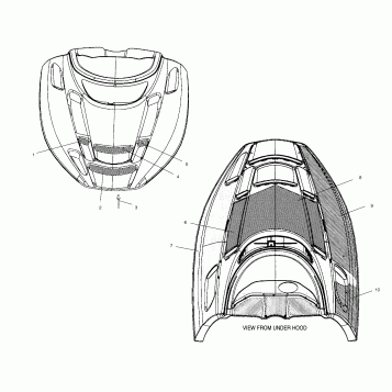 HOOD FOAM/FOIL - S02ND5BS (4968736873A009)