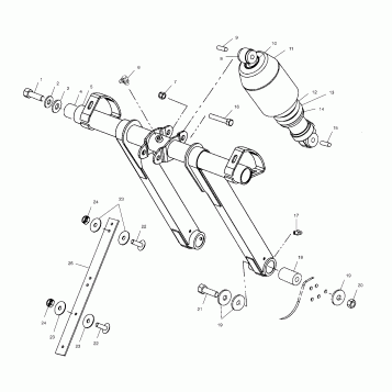 FRONT TORQUE ARM - S02NB5BS (4968256825B008)