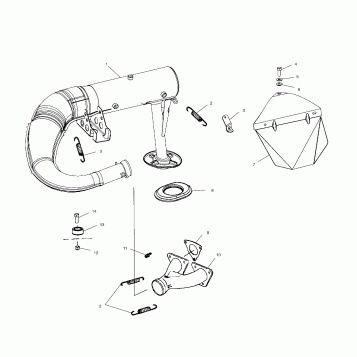 EXHAUST SYSTEM - S02ND5BS (4968736873B014)