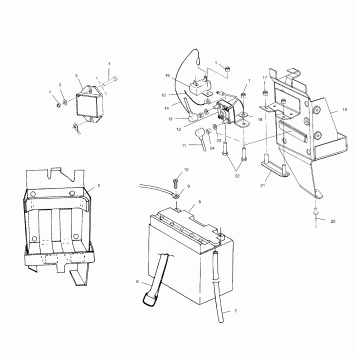 BATTERY BOX - S02ND5BS (4968736873C002)