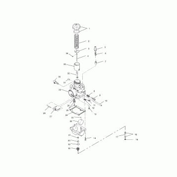 CARBURETOR - S02NB5BS (4968256825C005)