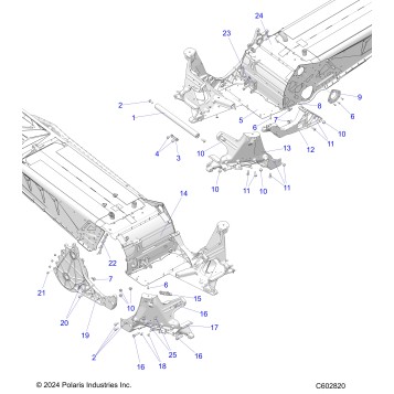 CHASSIS, BULKHEAD ASM. - S25TGM8RS (C602820)