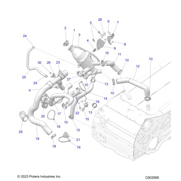 ENGINE, COOLING SYSTEM - S24TFK6RS (C602689)