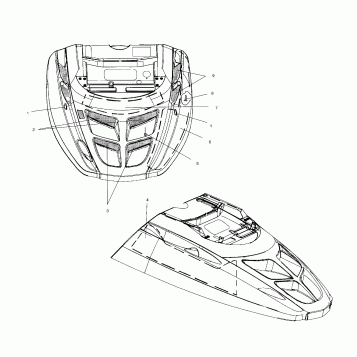 HOOD - FOAM/FOIL - S02SR5AS (4969336933A009)