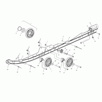 RAIL MOUNTING SUSPENSION - S02SR5AS (4969336933B008)