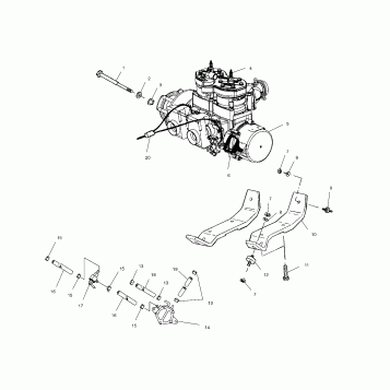 ENGINE MOUNTING - S02SR5AS (4969336933B014)