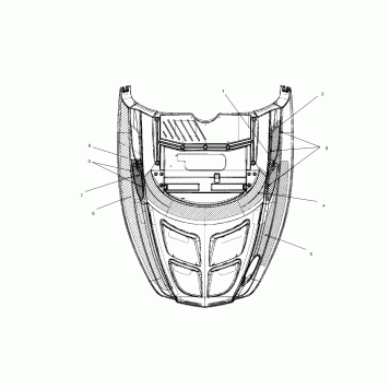 HOOD - FOAM/FOIL - S02SR5BS (4969366936A009)