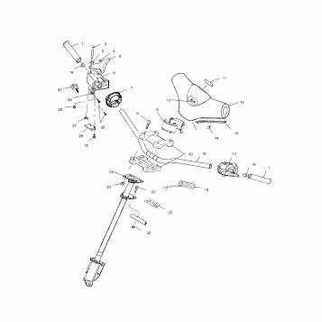 STEERING - HANDLEBAR - S02SR5BS (4969366936B001)