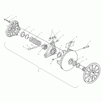 DRIVE CLUTCH - S02SR5BS (4969366936B009)