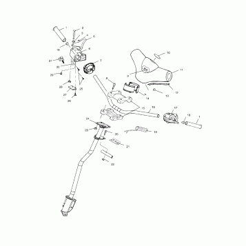 STEERING/HANDLEBAR - S02SS7CS/CE (4969396939B05)