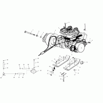 ENGINE MOUNTING - S02SS7CS/CE (4969396939C06)