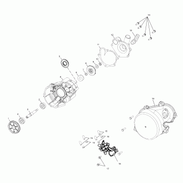 WATER PUMP/OIL PUMP - S02SS7CS/CE (4969396939C09)