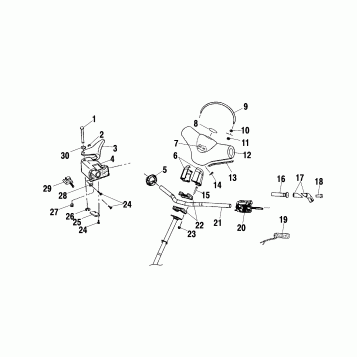 STEERING/HANDLEBAR - S02NJ6ES (4969456945B01)