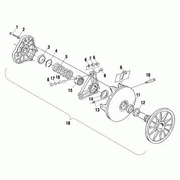 DRIVE CLUTCH - S02NJ6ES (4969456945B13)