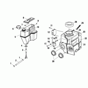 OIL TANK/AIR BOX - S02NJ6ES (4969456945C01)