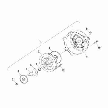 RECOIL STARTER - S02NJ6ES (4969456945C11)