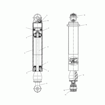 RYDE FX SHOCK - IFS - S02SB8AS (4969486948C001)