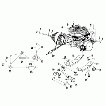 ENGINE MOUNTING - S02NL8CS/CSA (4969516951C04)