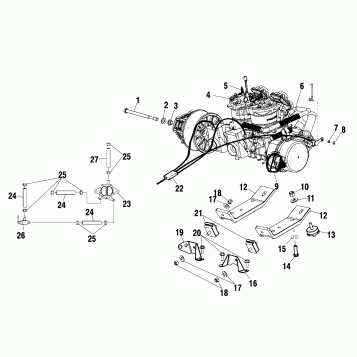 ENGINE MOUNTING - S02NK7CS/CSA (4969546954C04)